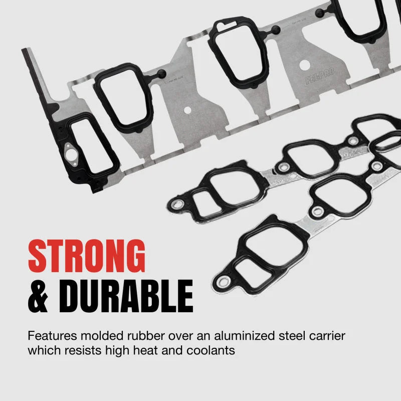 Fel-Pro 99-13 Chevrolet Silverado 1500/08-13 Tahoe Engine Intake Manifold Gasket Set - Back View