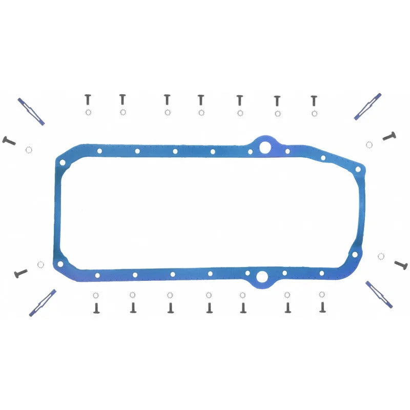 Fel-Pro Engine Oil Pan Gasket Set PermaDryPlus rigid carrier, Oil Pan SnapUps Included fits 1975-1985 Avanti / Buick / Che...