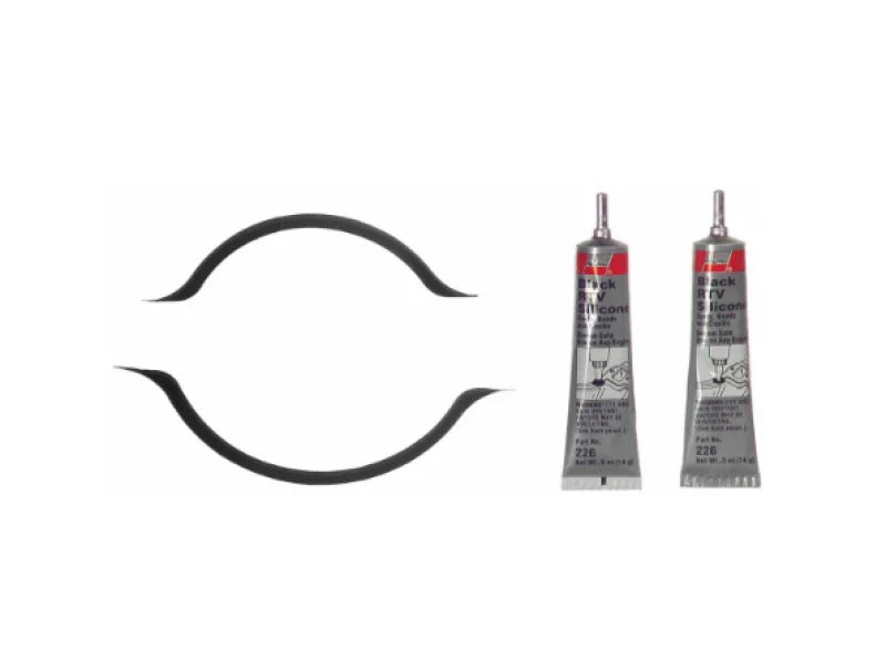 Fel-Pro Engine Oil Pan Gasket Set RTV Silicone w/ Rubber End Seals fits 1994-1997 Ford Aspire / 1988 Mazda 323 / 1994 Mazd...