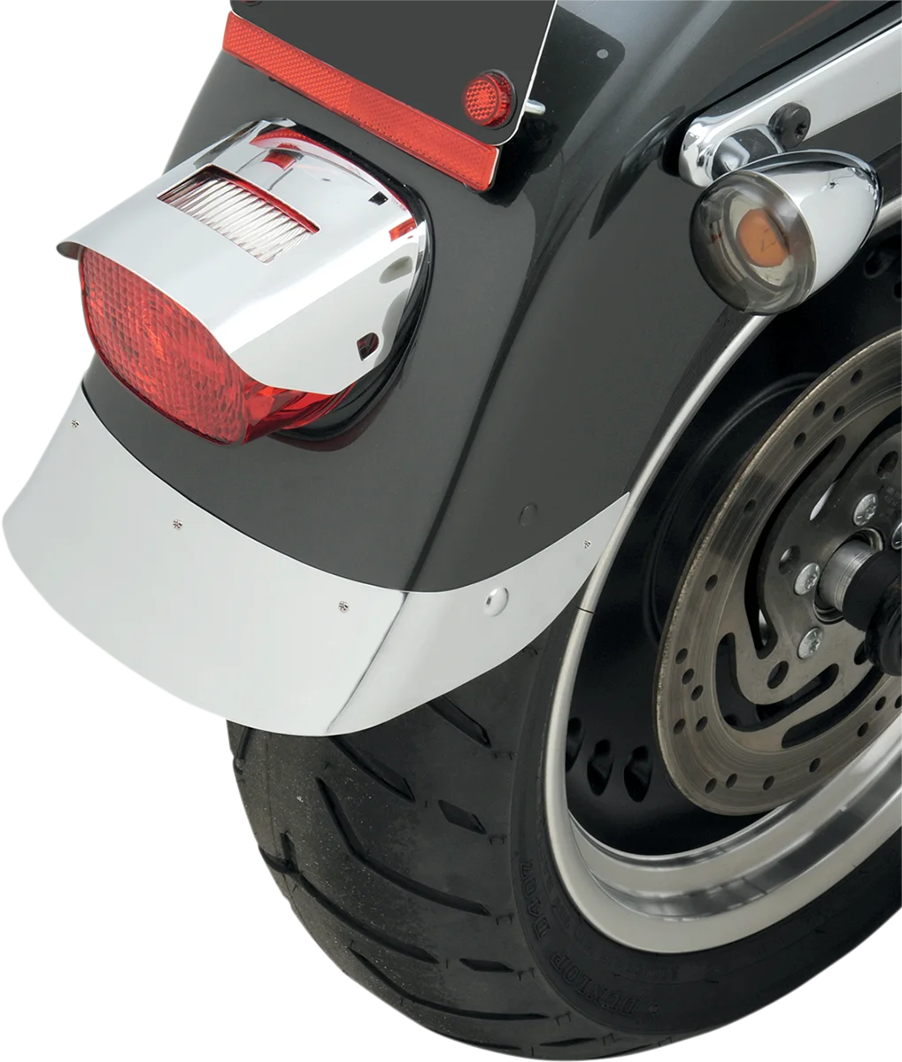 Fender Skirt - Chrome - Rear DragSpecialties 77131 - Back View