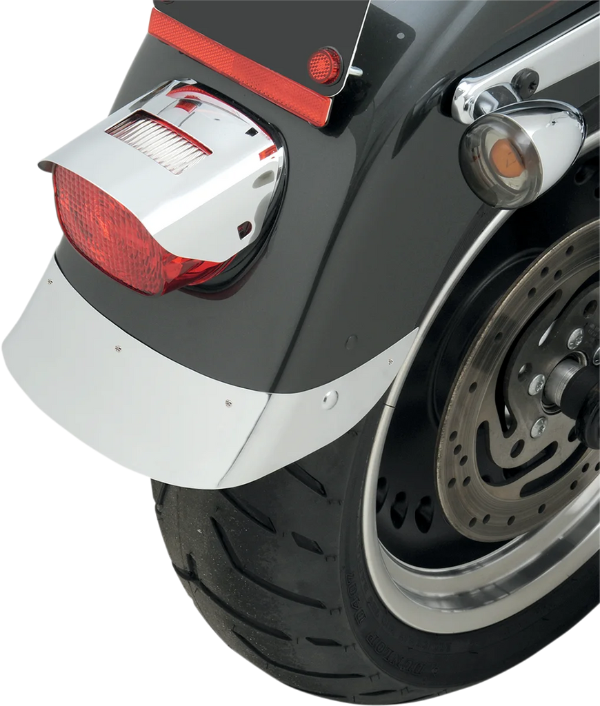 Fender Skirt - Chrome - Rear DragSpecialties 77131 - Back View