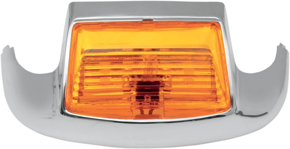 Fender Tip Light - Amber DragSpecialties 51-0636A-BC344 - Side View