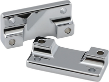Load image into Gallery viewer, Fender-To-Fork Adapters - Chrome DragSpecialties 221280 - Main Product View