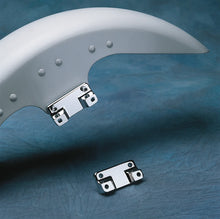 Load image into Gallery viewer, Fender-To-Fork Adapters - Chrome DragSpecialties 221280 - Side View
