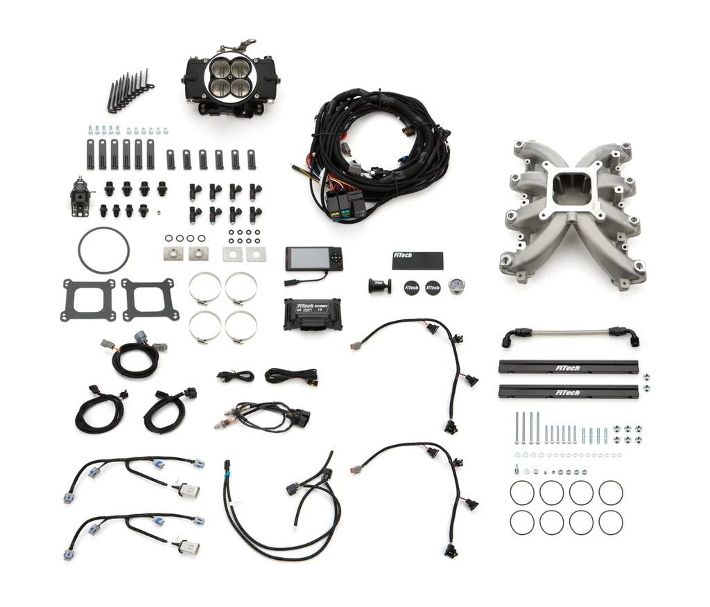 FiTech Fuel Injection Retro LS Port 750 HP EFI System w/LS1 Intake