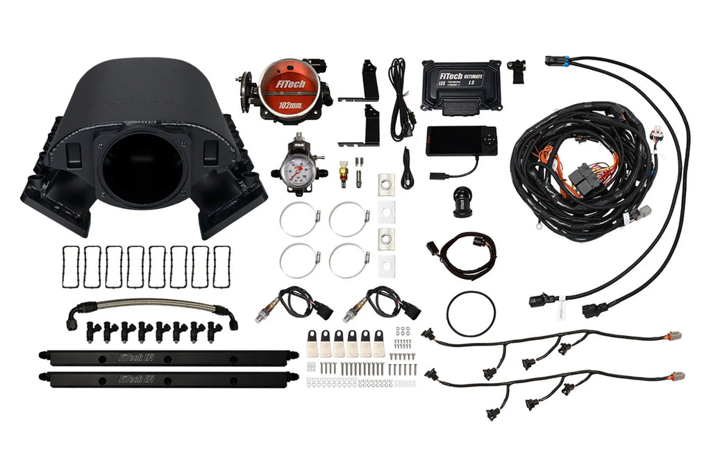 FiTech Fuel Injection Ultimate Rebel LS 1000HP EFI System wo/Trans Cont