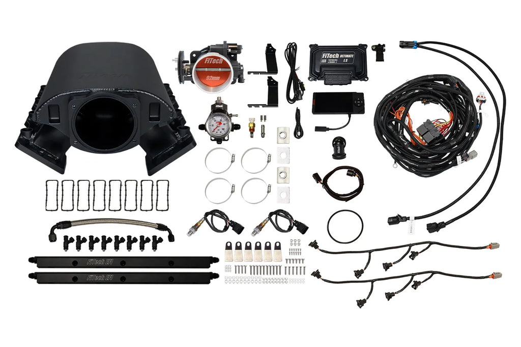 FiTech Fuel Injection Ultimate Rebel LS 500HP EFI System wo/Trans Cont
