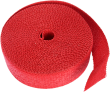 Load image into Gallery viewer, Fiberglass Exhaust Wrap - Blue - 2" x 50' - Side View