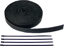 Load image into Gallery viewer, Fiberglass Exhaust Wrap Kit - Black - 1" x 50' - Main Product View