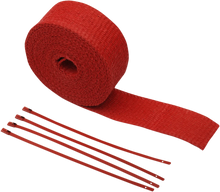 Load image into Gallery viewer, Fiberglass Exhaust Wrap Kit - Red - 2" x 25' - Main Product View