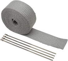 Load image into Gallery viewer, Fiberglass Exhaust Wrap Kit - Silver - 1" x 50' - Main Product View