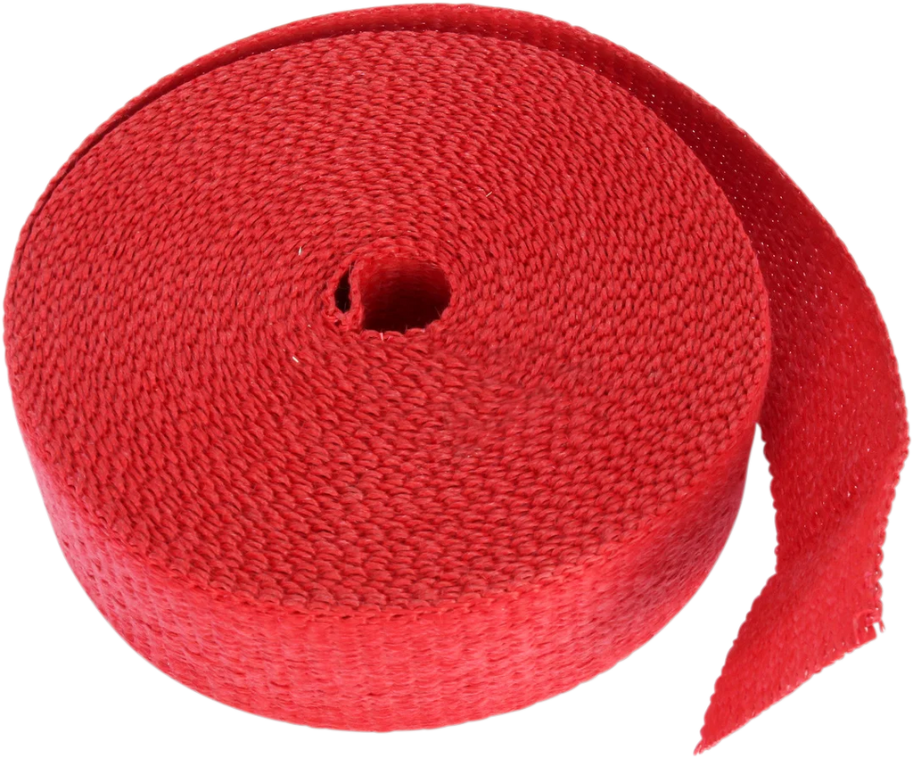 Fiberglass Exhaust Wrap - Orange - 2" x 50' - Side View