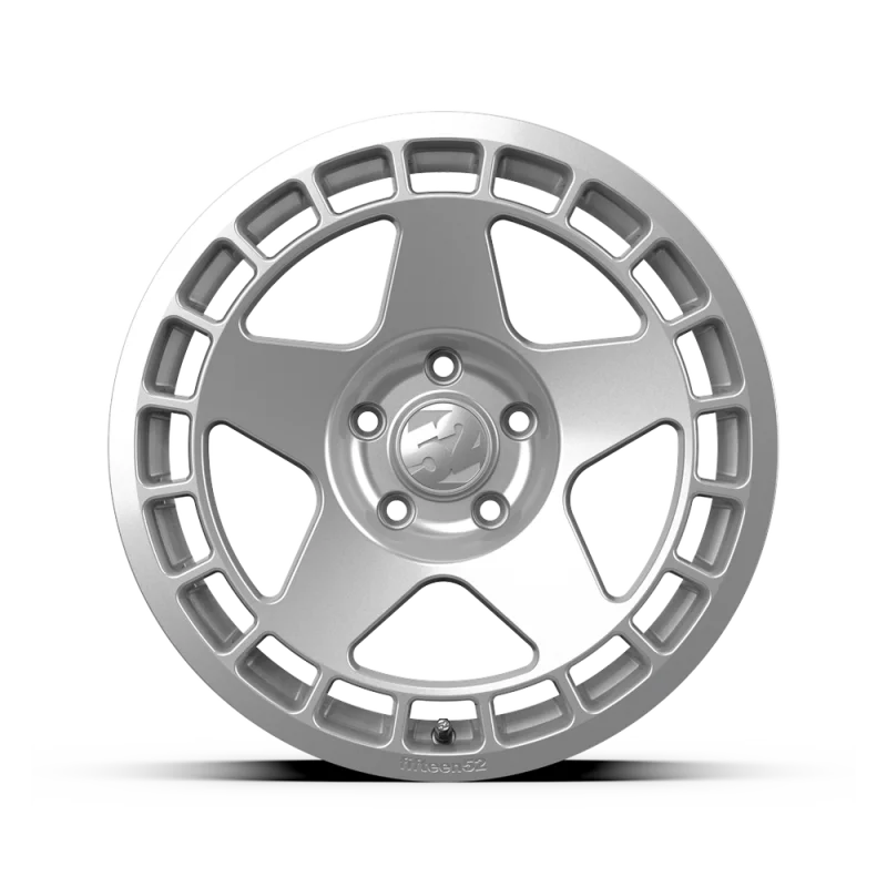 Fifteen52 Turbomac 18x8.5 / 5x108 BP / +42mm Offset Speed Silver Wheel - Side View