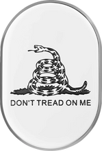 Load image into Gallery viewer, Figurati Designs Antenna Cover - Left Rear Fender - Don't Tread On Me - Chrome - Main Product View