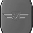 Load image into Gallery viewer, Figurati Designs Antenna Cover - Left Rear Fender - FD Logo - Black - Main Product View