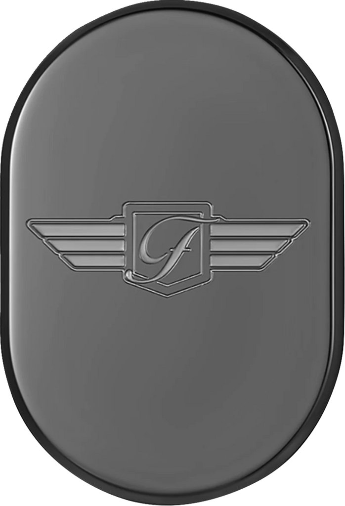 Figurati Designs Antenna Cover - Left Rear Fender - FD Logo - Black - Main Product View