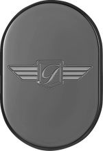 Load image into Gallery viewer, Figurati Designs Antenna Cover - Left Rear Fender - FD Logo - Black - Main Product View