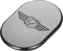 Load image into Gallery viewer, Figurati Designs Antenna Cover - Left Rear Fender - FD Logo - Black - Side View