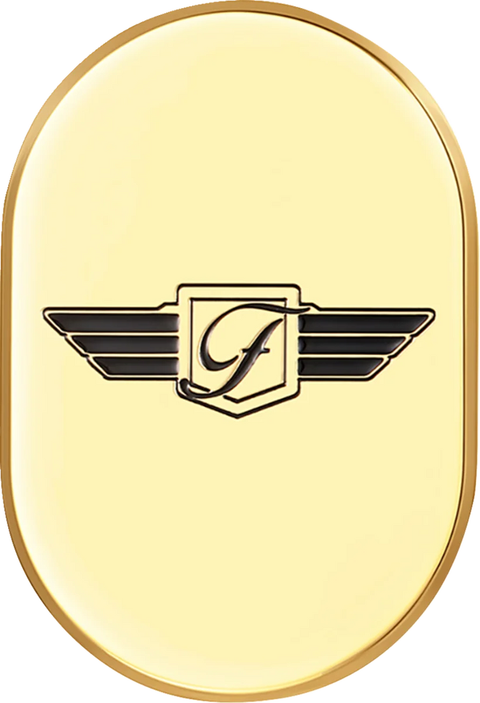 Figurati Designs Antenna Cover - Left Rear Fender - FD Logo - Gold - Main Product View
