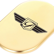 Load image into Gallery viewer, Figurati Designs Antenna Cover - Left Rear Fender - FD Logo - Gold - Side View