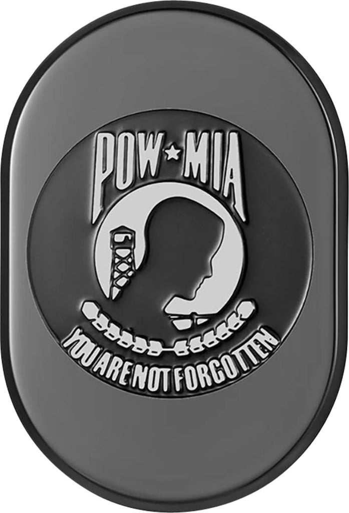Figurati Designs Antenna Cover - Left Rear Fender - POW-MIA - Black - Main Product View
