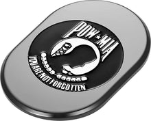 Load image into Gallery viewer, Figurati Designs Antenna Cover - Left Rear Fender - POW-MIA - Black - Side View