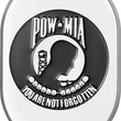 Load image into Gallery viewer, Figurati Designs Antenna Cover - Left Rear Fender - POW-MIA - Chrome - Main Product View
