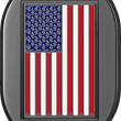 Load image into Gallery viewer, Figurati Designs Antenna Cover - Right Rear Fender - American Flag - Black - Main Product View