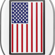 Load image into Gallery viewer, Figurati Designs Antenna Cover - Right Rear Fender - American Flag - Chrome - Main Product View