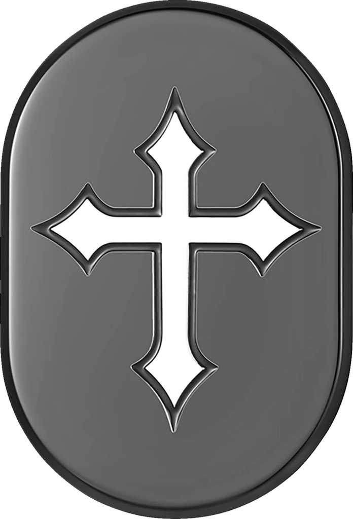 Figurati Designs Antenna Cover - Right Rear Fender - Cross - Black - Main Product View