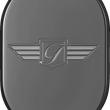 Load image into Gallery viewer, Figurati Designs Antenna Cover - Right Rear Fender - FD Logo - Black - Main Product View