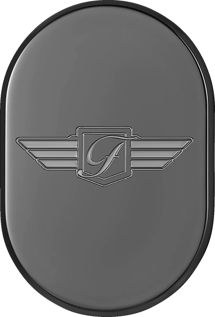 Figurati Designs Antenna Cover - Right Rear Fender - FD Logo - Black - Main Product View