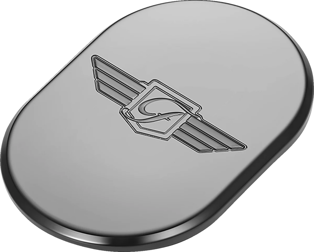 Figurati Designs Antenna Cover - Right Rear Fender - FD Logo - Black - Side View