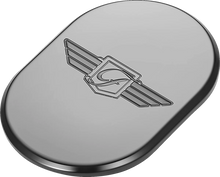 Load image into Gallery viewer, Figurati Designs Antenna Cover - Right Rear Fender - FD Logo - Black - Side View
