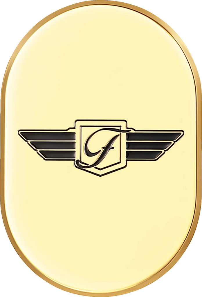 Figurati Designs Antenna Cover - Right Rear Fender - FD Logo - Gold - Main Product View