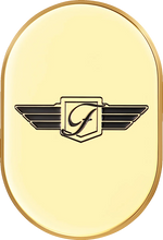 Load image into Gallery viewer, Figurati Designs Antenna Cover - Right Rear Fender - FD Logo - Gold - Main Product View