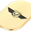 Load image into Gallery viewer, Figurati Designs Antenna Cover - Right Rear Fender - FD Logo - Gold - Side View