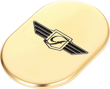 Load image into Gallery viewer, Figurati Designs Antenna Cover - Right Rear Fender - FD Logo - Gold - Side View
