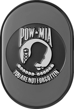 Load image into Gallery viewer, Figurati Designs Antenna Cover - Right Rear Fender - POW-MIA - Black - Main Product View