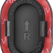 Load image into Gallery viewer, Figurati Designs Antenna Cover - Right Rear Fender - Smooth - Black - Back View