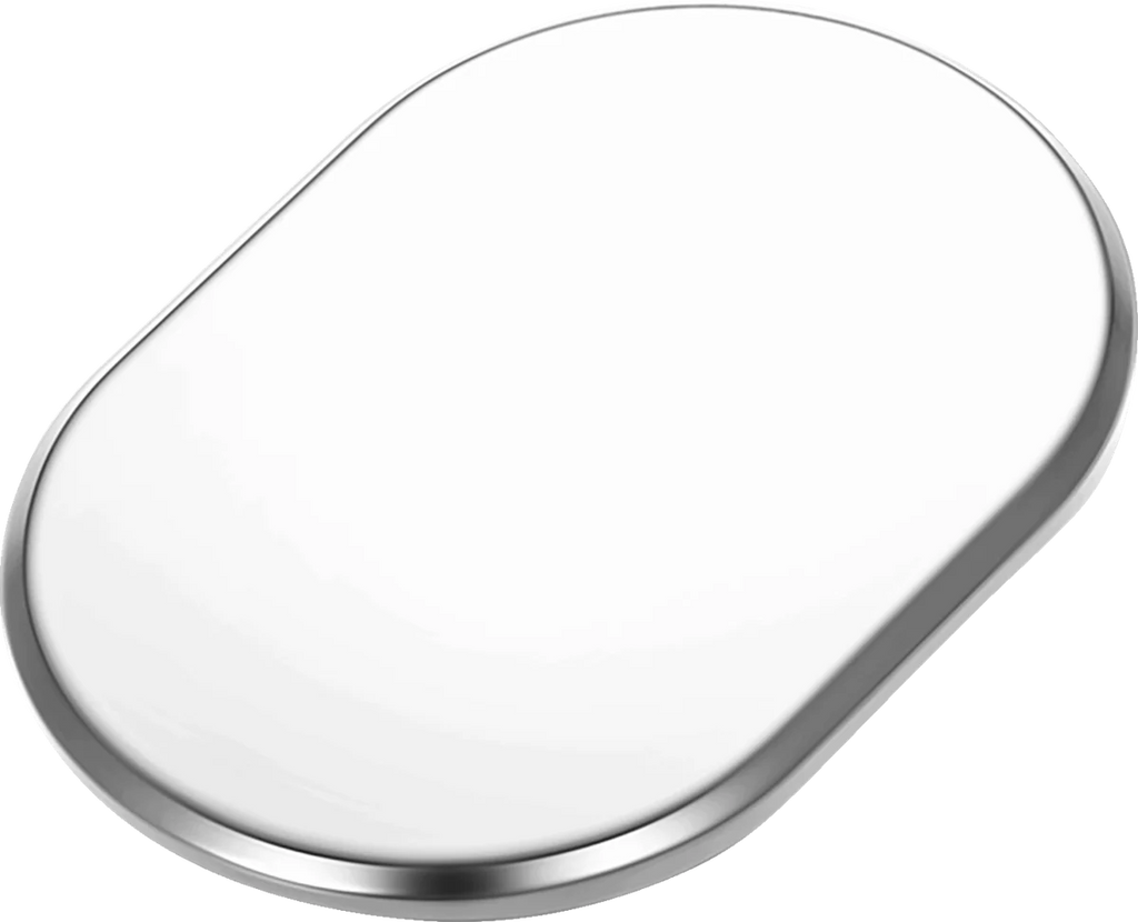 Figurati Designs Antenna Cover - Right Rear Fender - Smooth - Chrome - Side View