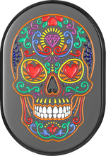 Load image into Gallery viewer, Figurati Designs Antenna Cover - Right Rear Fender - Sugar Skull - Black - Main Product View