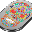 Load image into Gallery viewer, Figurati Designs Antenna Cover - Right Rear Fender - Sugar Skull - Black - Side View
