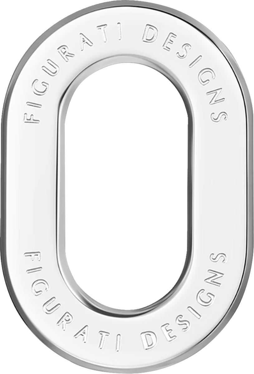 Figurati Designs Antenna Ring - Left Rear Fender - Smooth - Black - Detail View