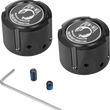 Load image into Gallery viewer, Figurati Designs Axle Nut Cover - Front - Stainless Steel - POW MIA - Black - Main Product View