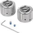 Load image into Gallery viewer, Figurati Designs Axle Nut Cover - Front - Stainless Steel - POW MIA - Silver - Main Product View