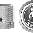 Load image into Gallery viewer, Figurati Designs Axle Nut Cover - Front - Stainless Steel - POW MIA - Silver - Side View