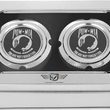 Load image into Gallery viewer, Figurati Designs Axle Nut Cover - Front - Stainless Steel - POW MIA - Silver - Back View