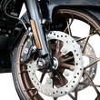 Load image into Gallery viewer, Figurati Designs Axle Nut Cover - Front - Stainless Steel - Red/White/Blue Flag - Reversed - Black - Additional View 5