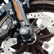 Load image into Gallery viewer, Figurati Designs Axle Nut Cover - Front - Stainless Steel - Red/White/Blue Flag - Reversed - Black - Additional View 6
